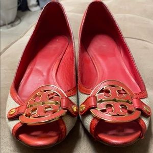 Tory Burch Linen Wedge